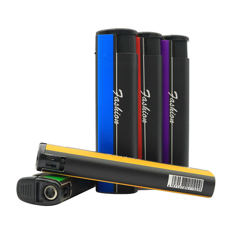 Cheap promotional electronic lighter wrap windproof lighters