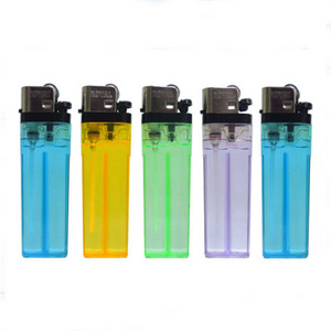 transparent disposable flint stone lighter