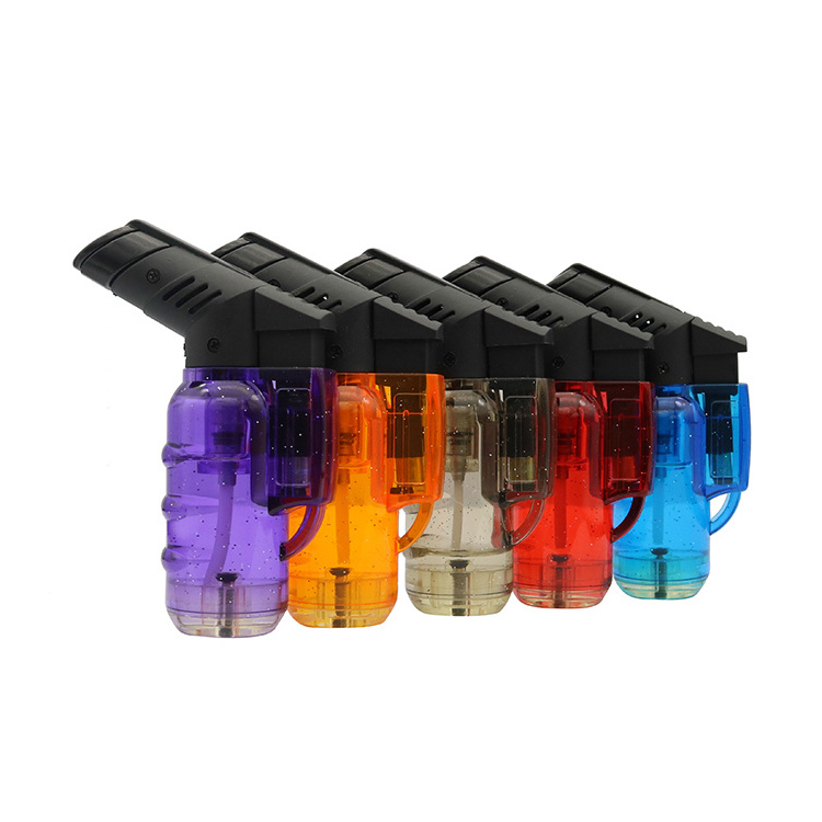 Factory wholesale cigar windproof flame butane jet torch lighter