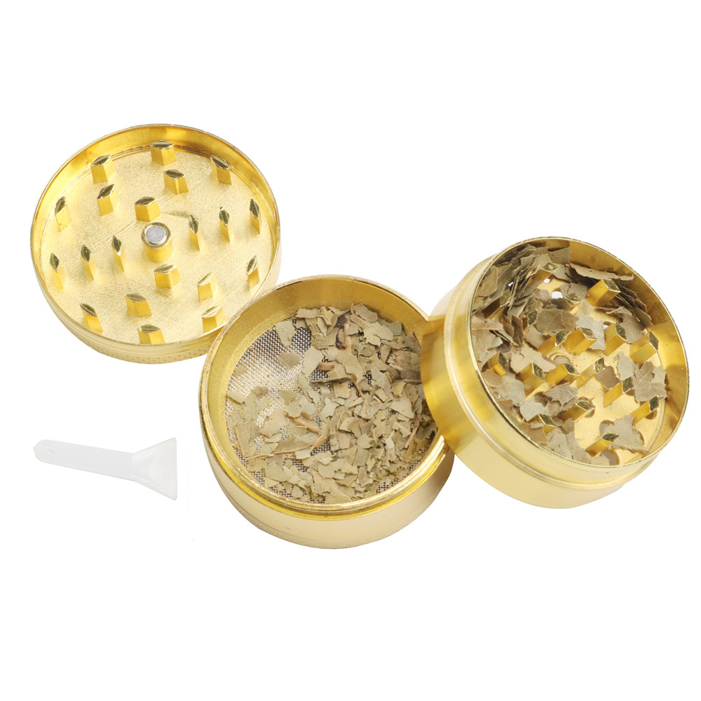 50mm Wholesale high quality Zinc alloy colorful Grinder herb metal tobacco herb Grinder