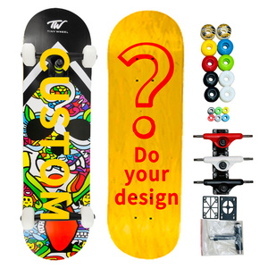 skateboards & skates Longboard Print Uv Professional Element  road Full Set Board Maple Kid Skateboard For Boy Girl