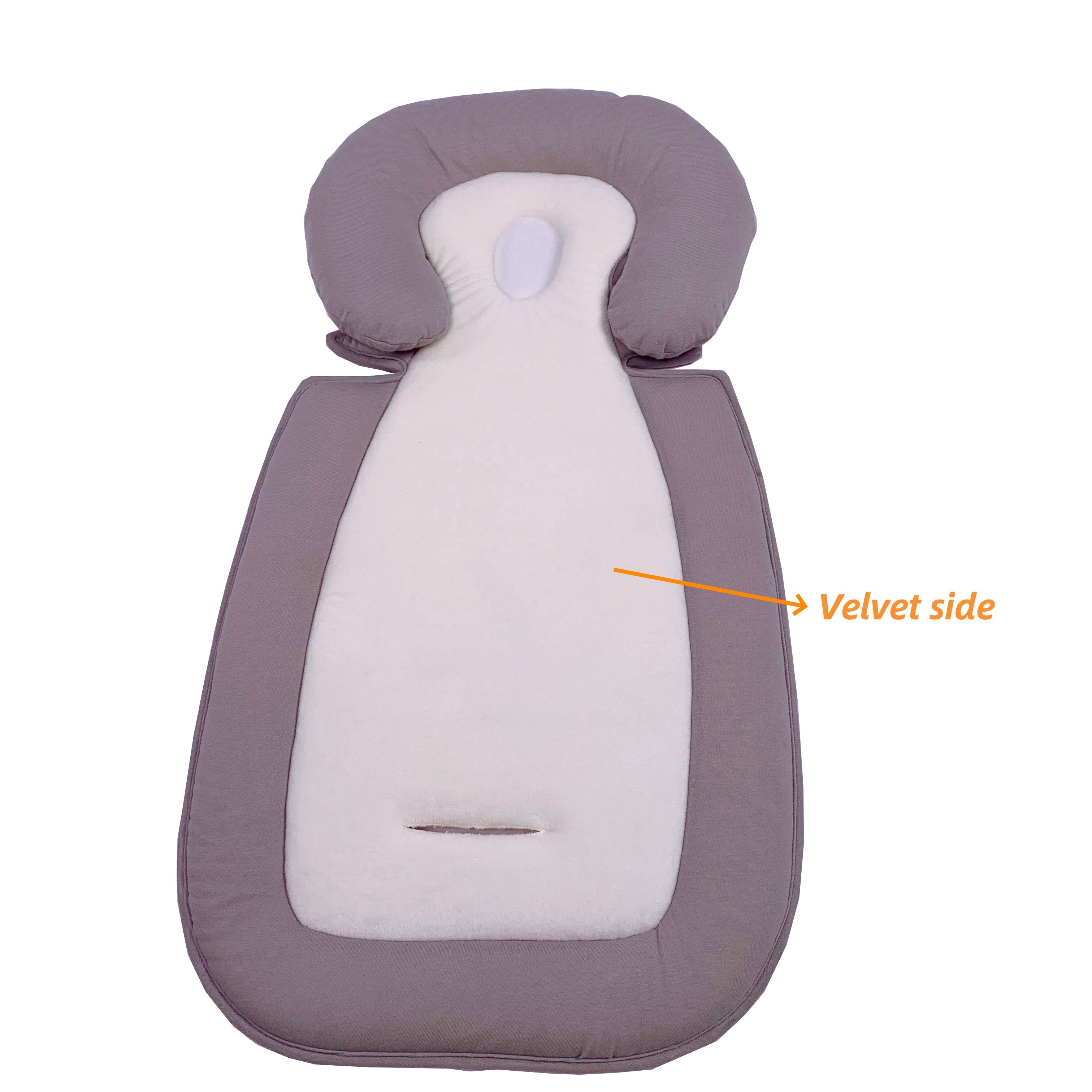 Memory Foam Cushion Seat Double-sided Support Sleeping Cover Pillow for Baby Chair