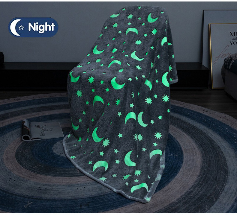 American Style Glow in Dark Throw Blanket 50