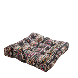 Bohemian Floor Cushion removable cover Square Meditation Pillow Mandala Floor Seat