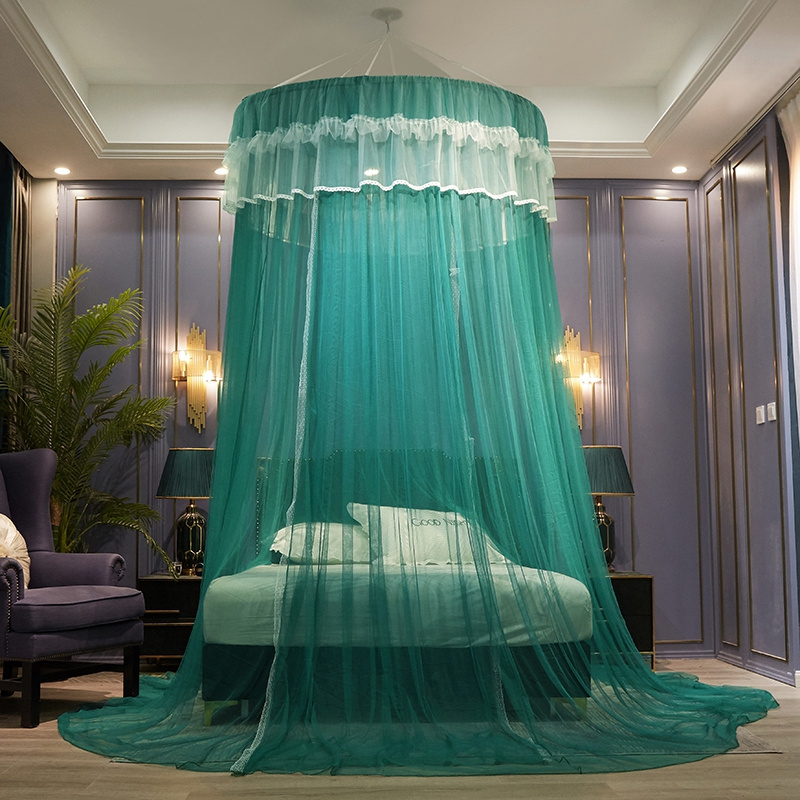 American style princess mosquito net bed canopy embroidery