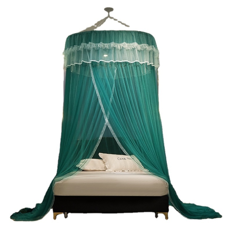 American style princess mosquito net bed canopy embroidery