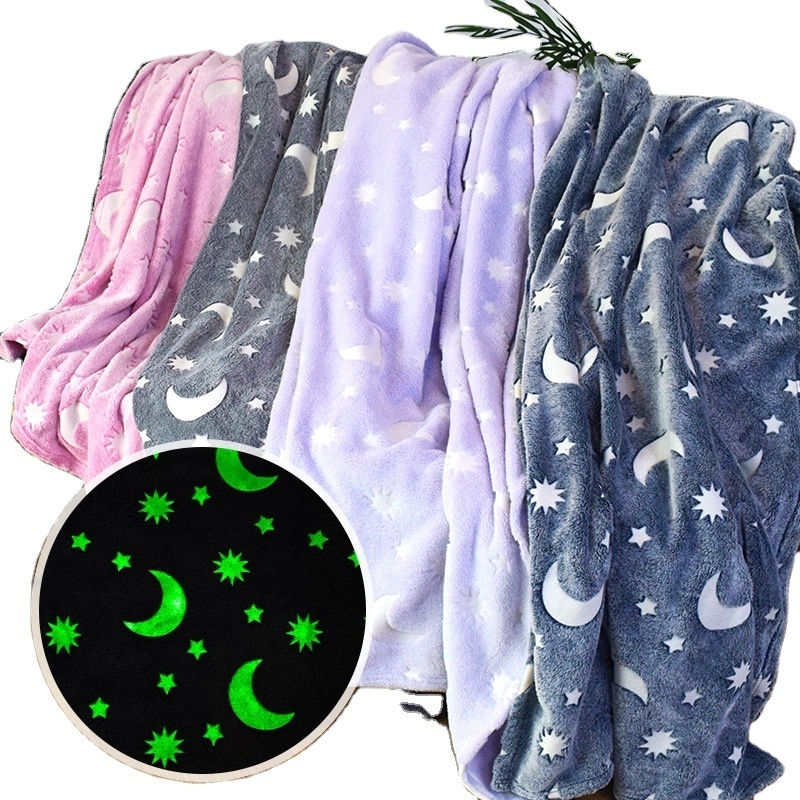 American Style Glow in Dark Throw Blanket 50