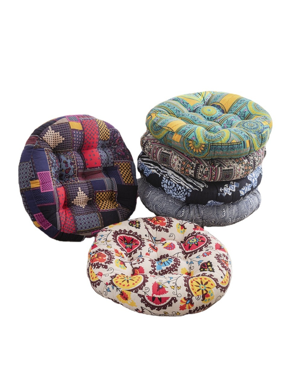 Bohemian Floor Cushion smart Square Meditation Pillow Mandala Floor Seat