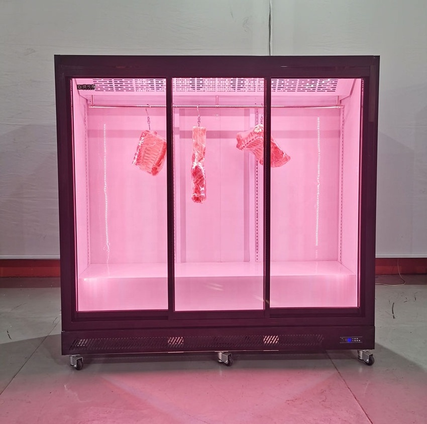 Butchery fridge commercial meat hanging refrigerator counter meat display fridge show case