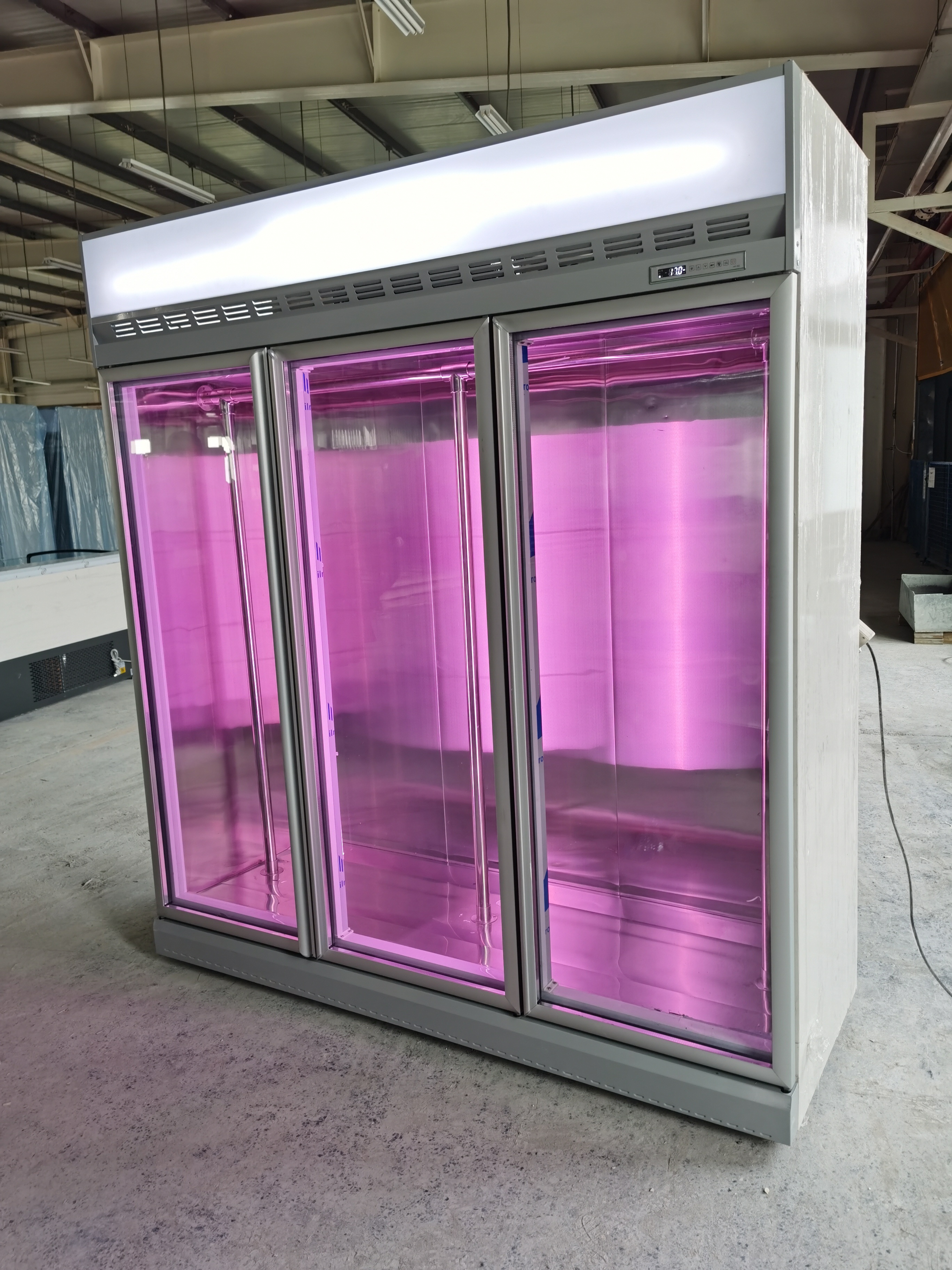 butchery display fridges fresh meat commercial cooler refrigerated showcase upright glass door hanging meat refrigerator