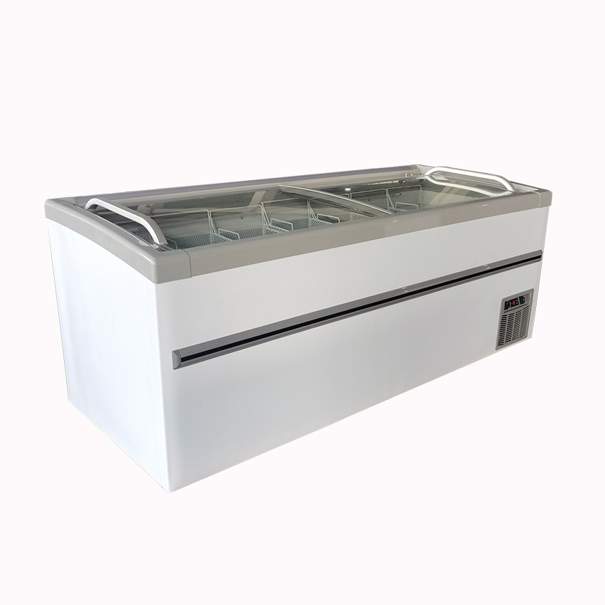 commercial freezers ice cream freezer glass door island freezer refrigerated showcase cooler fridge refrigerated display