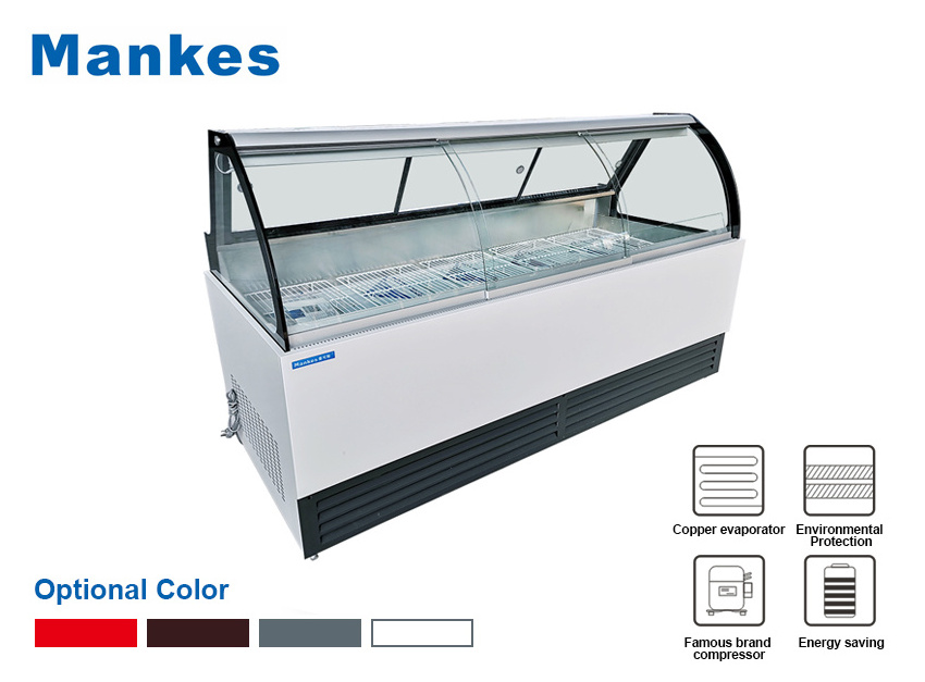 restaurant buffet display fridge meat deli showcase cooler prepared ...