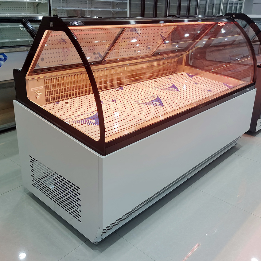 Commercial display chiller meat&deli refrigerator supermarket display fridge