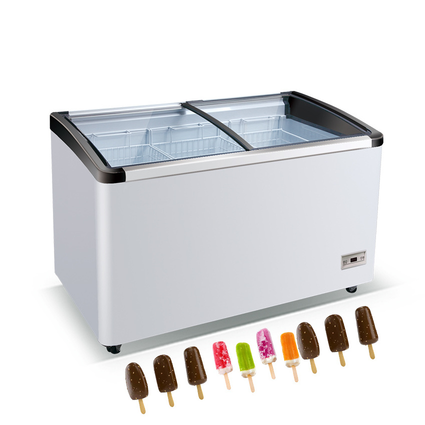 ice lolly showcase freezer display refrigerator ice cream stick fridge commercial shop freezer