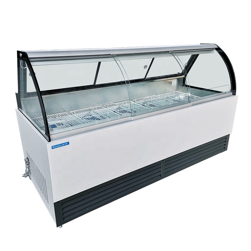 restaurant buffet display fridge meat deli showcase cooler prepared ...