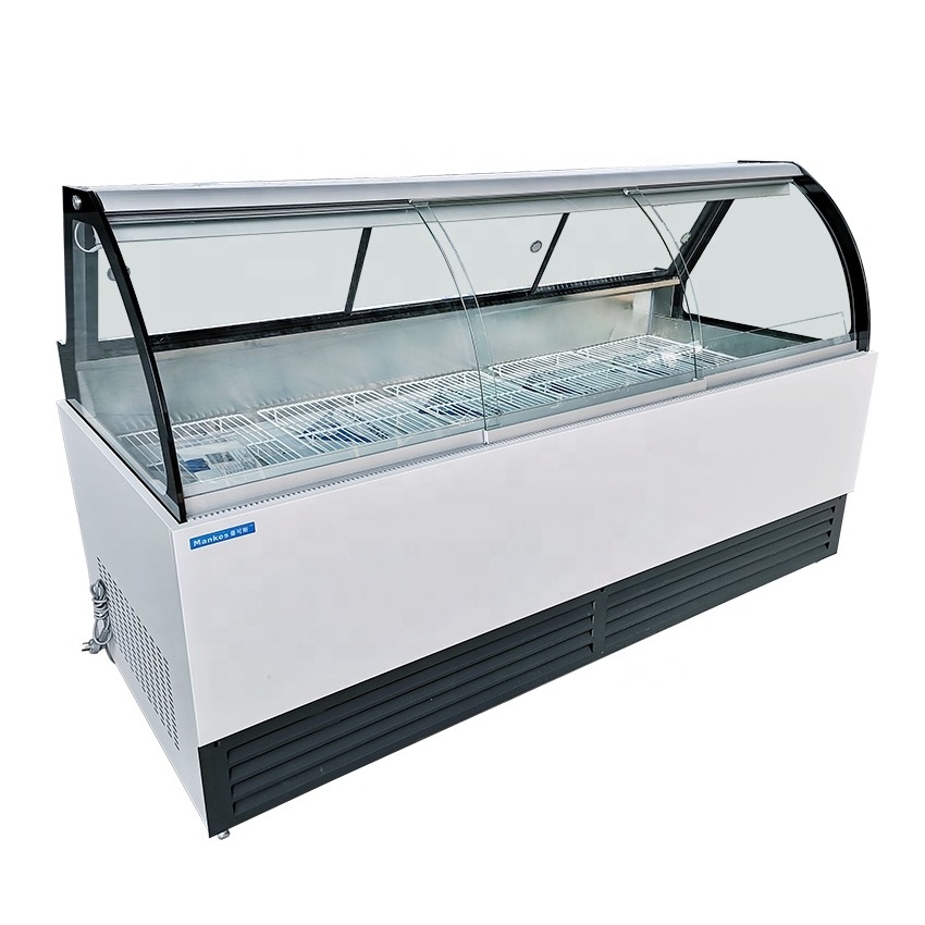 restaurant buffet display fridge meat deli showcase cooler prepared food refrigerator counter