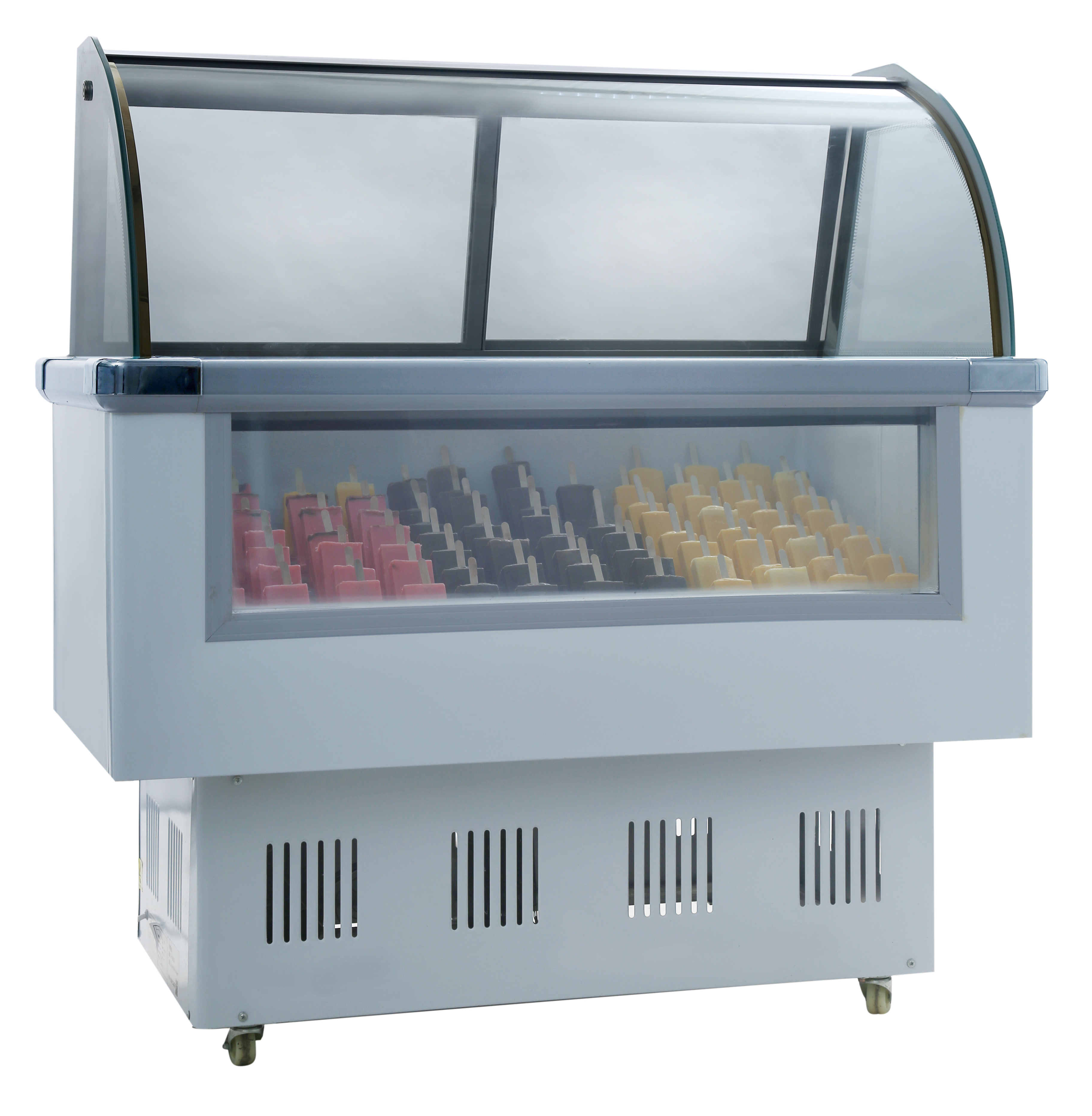 ice cream display freezer commercial freezer supermarket glass door ice cream freezer