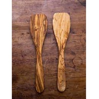 Home Restaurant Kitchen Tools Natural Solid Wood Spoons 12 inches Wooden Mixing Spoon Long Handle Beech Wood Serving Spoon Set