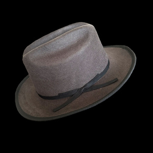 China manufacture design winter western fedora felt cowboy hats for men