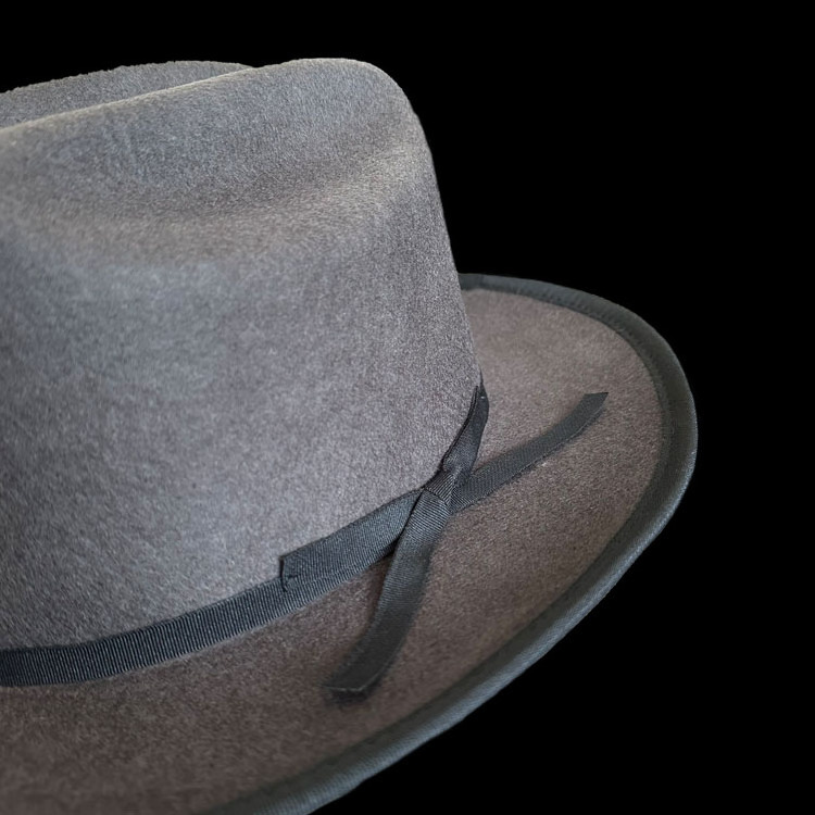 China manufacture design winter western fedora felt cowboy hats for men