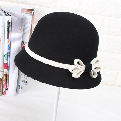 High Quality Wool Felt Church Hats Cloche Hat Women Hat