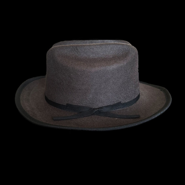 China manufacture design winter western fedora felt cowboy hats for men