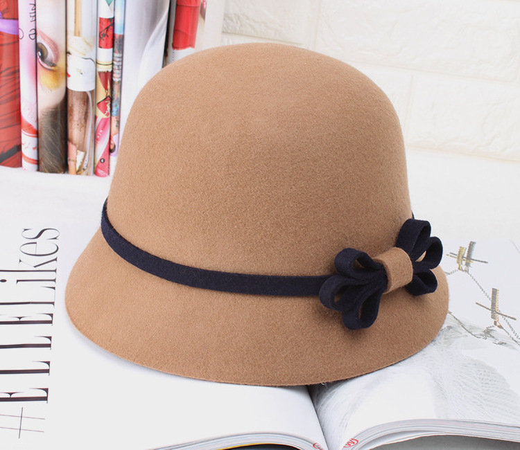 High Quality Wool Felt Church Hats Cloche Hat Women Hat