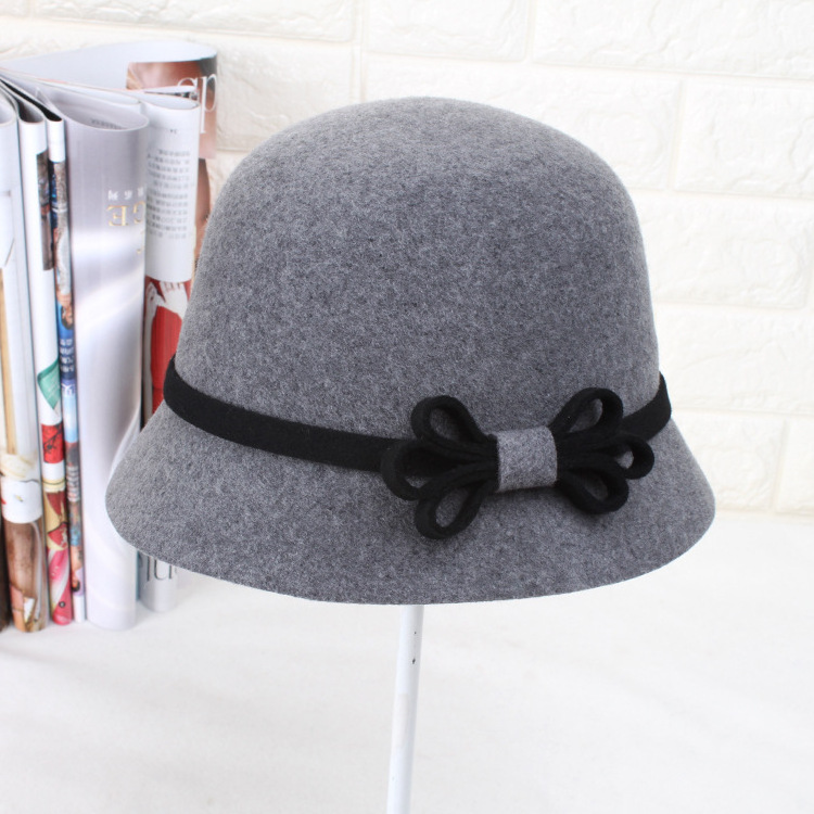 High Quality Wool Felt Church Hats Cloche Hat Women Hat