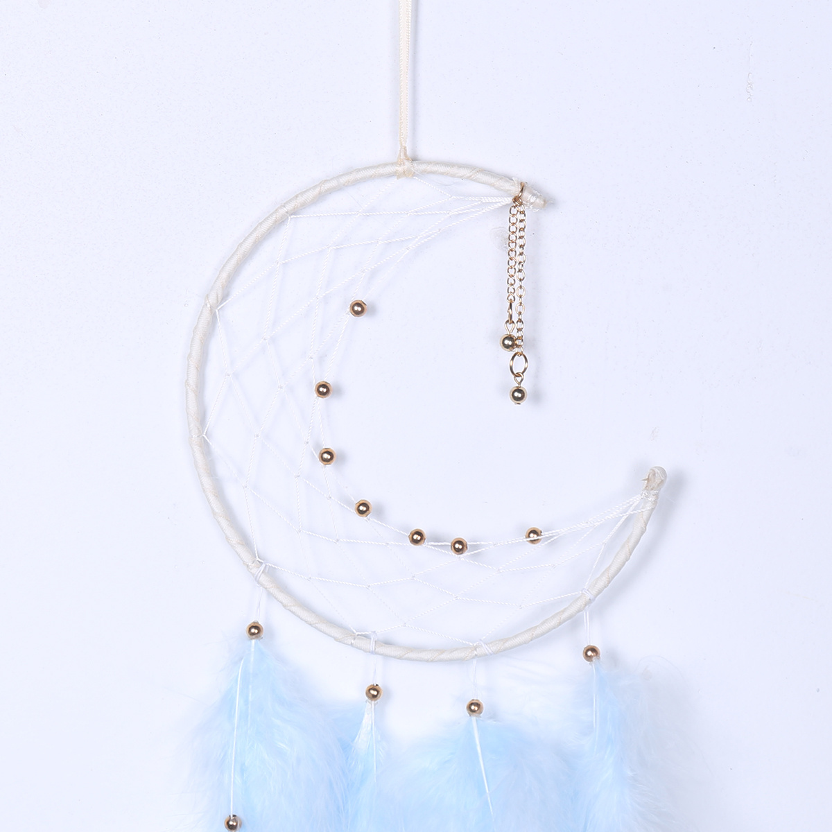 RTS Blue Moon Dream Catcher 5.9*16.68 inch Dream Catcher for Bedroom Handmade Wall Hanging Home Decoration