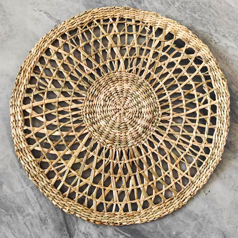 Handmade Woven Wall Art for Household Nordic Round Table Mats Minimalist Sofa Headboard Decorations