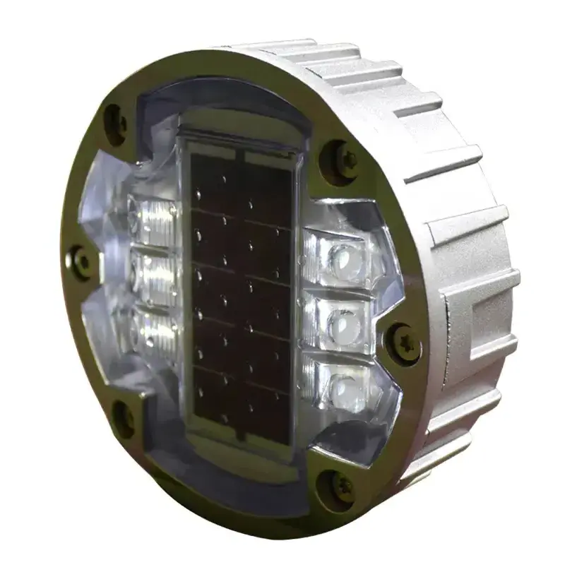 High Quality Waterproof IP68 Aluminum Alloy Round Flashing Solar Road Stud