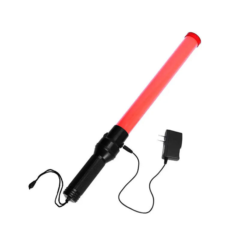 54cm Length Rechargeable Road Warning Safety Wand Led Traffic Baton