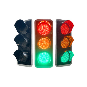 Custom red yellow green LED solar powered traffic control signal light factory price countdown arrow display traffic light