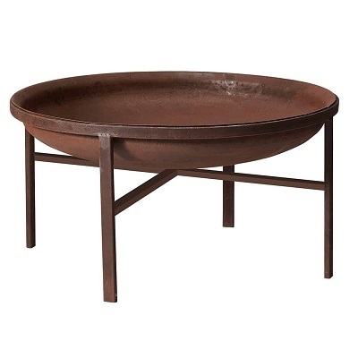 Garden Round Metal wood burning 24 In Fire Pit