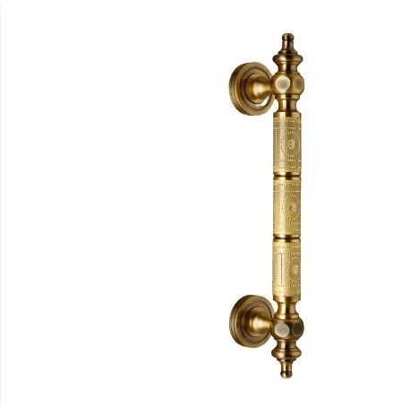 Brass Door Handle Elegant For Home Hotel Restaurant Wardrobe Cabinet Door Pulling Usage Brass Door Long Handle In Wholesale