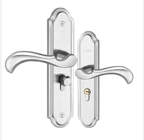 Mortise Lock Set Storm Door Lock Assembly Latch Replacement Kit Zinc Alloy door handle