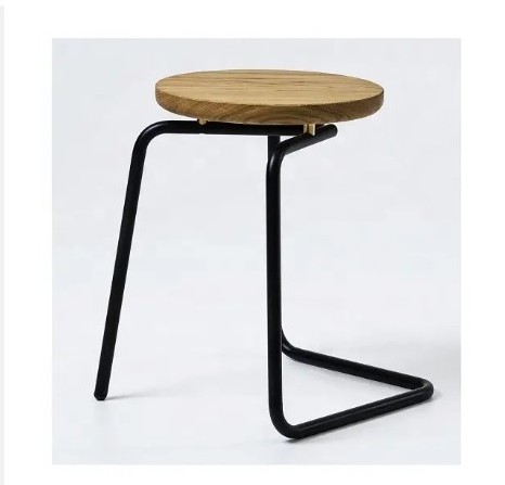 Modern Counter Kitchen Bar Chair Stackable Colours Painting Iron Metal  Restaurant Bar Stools