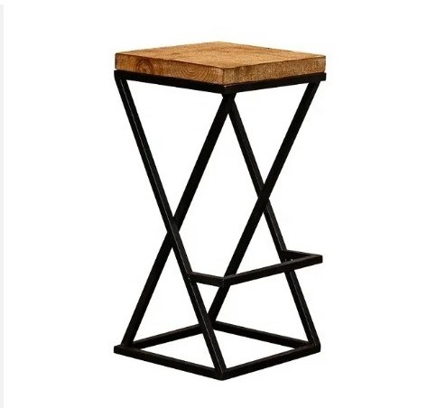 Modern Counter Kitchen Bar Chair Stackable Colours Painting Iron Metal  Restaurant Bar Stools