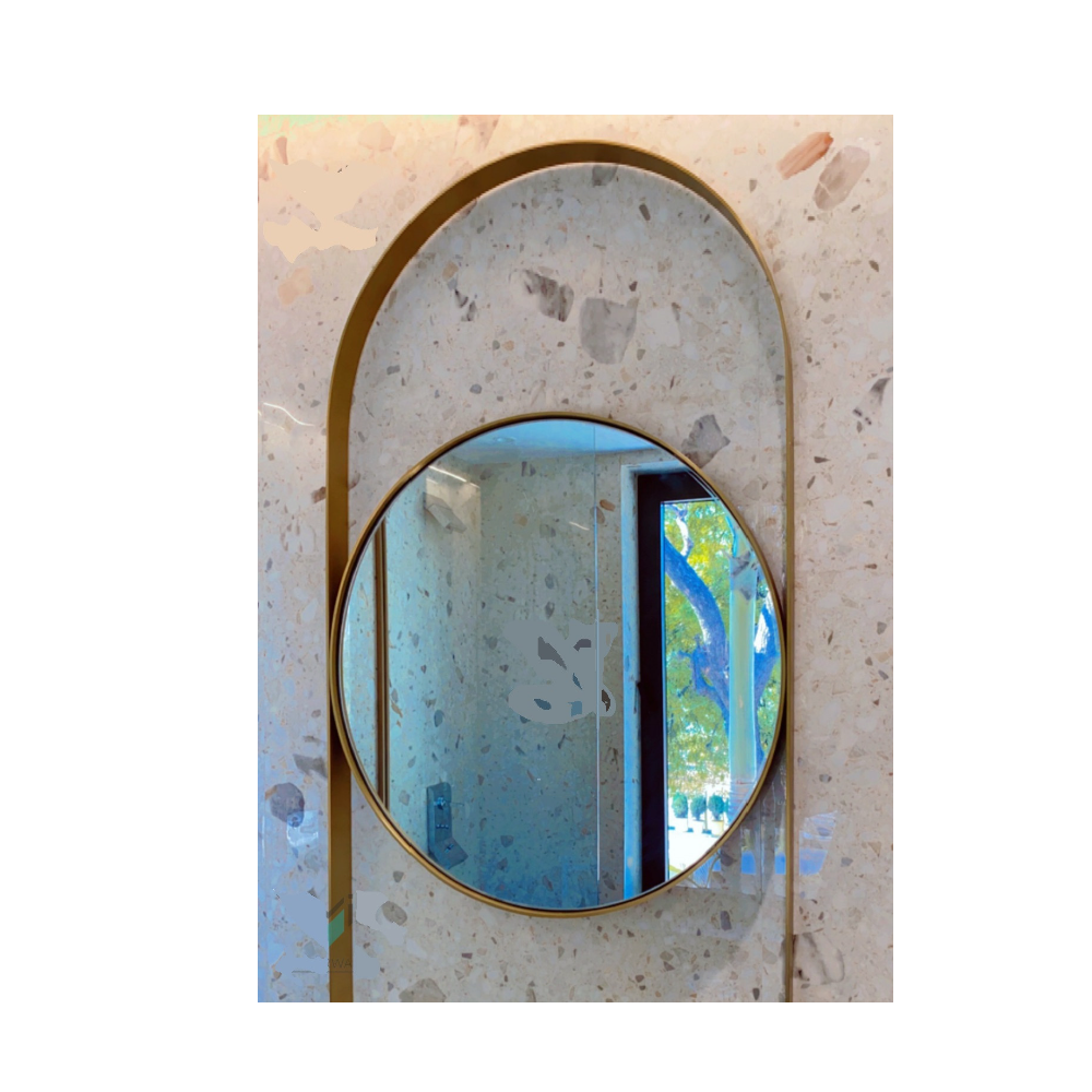 Low Prices Curved Mirror Frame with Round Shaped & Customized Finished Mirror For Wall Decor Uses By Exporters