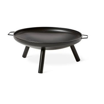 Garden Round Metal wood burning 24 In Fire Pit