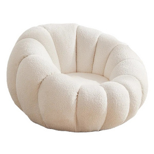 Hot Selling Lazy Sofa Chair Single Seat Living Room Furniture Sofa Chair Pumpkin Shaped Sofa