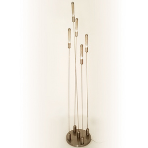 Designer outdoor and indoor decorative aluminum steel metal Waterproof IP65 LED Reeds Floor Lamp