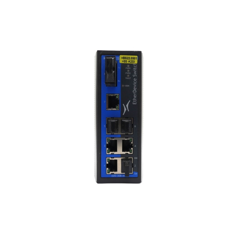 5-port and 8-port Ethernet switches MOXA EDS-308-M-SC