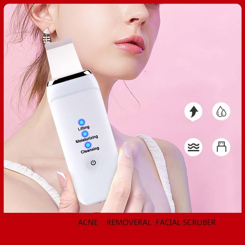 New Portable face beauty machine Machine ultrasonic skin scrubber for skin lifting