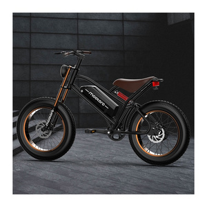 Mootoro New Arrival 4000W 60V 21Ah 50 MPH Fast Electric Dirt Bike Fat tire Off Road  Oil Break Full Suspension Dual Motor Ebike