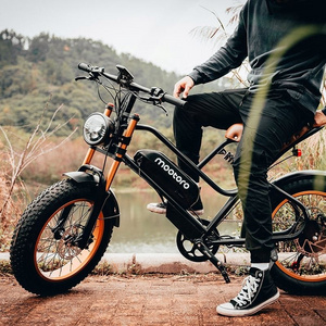 2023 Mootoro Gold Electric Dirt Bike with Golden Shock Absorber Full Suspension Electric Bike