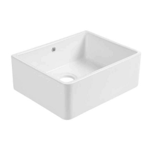 China Factory Farmhouse Sink Deep Single Bowl White Farm House Ceramic Kitchen Sink Farmhouse Sink