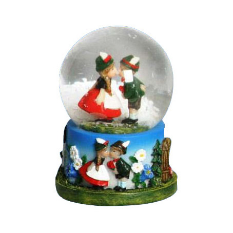 Custom Souvenir snow globe Kit valentine's day Water Snow Globe