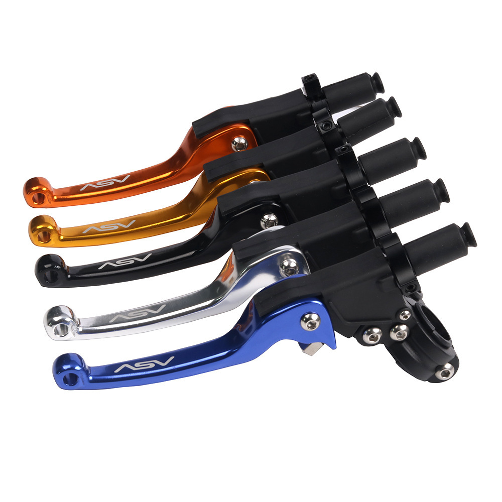 Universal Motorcycle Forged Aluminum Hand Single Control Left Right Brake Lever