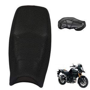 Motorcycle Anti-Slip 3D Mesh Fabric Protecting Cushion Seat Cover For Suzuki V-Strom VStrom DL650 DL1000 DL250 DL 650 1000 250